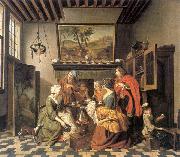 HOREMANS, Jan Jozef II The Marriage Contract sfg oil painting
